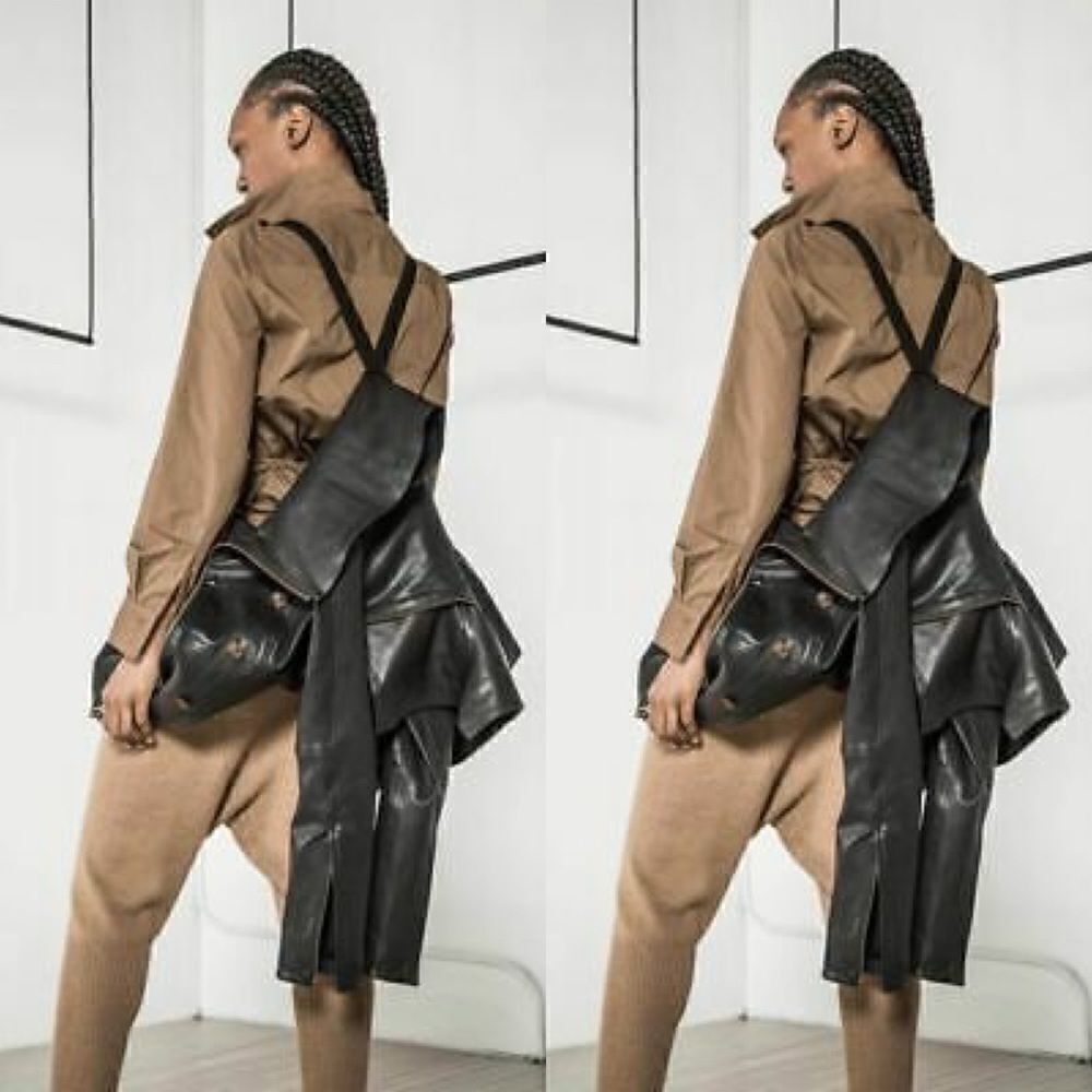 Nicholas K Leather Jacket Army